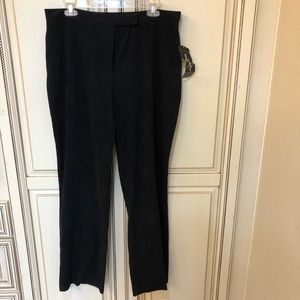 Black Suede and Lined Dress Trousers - NWT - Sz 16